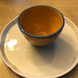 Ricamo collection Cake Plate/ Chip and Dip